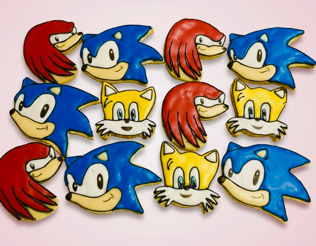 💙⚡️ Biscotti decorati a tema Sonic – festa super veloce ⚡️💙