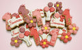 🎈 Biscotti decorati – Primo compleanno rosa  🎀
