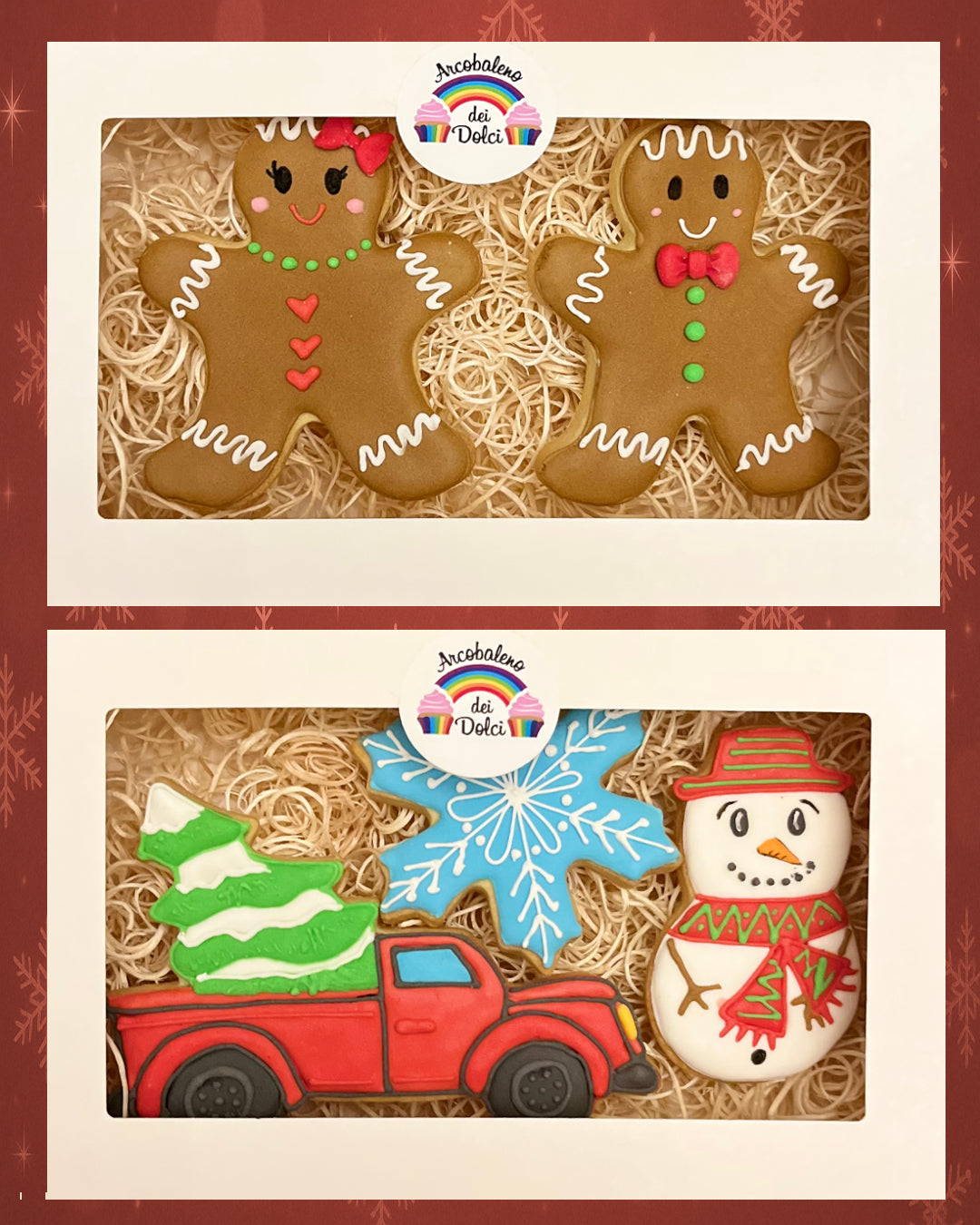 🎄✨ Biscotti decorati – Box natalizia regalo ✨🎄
